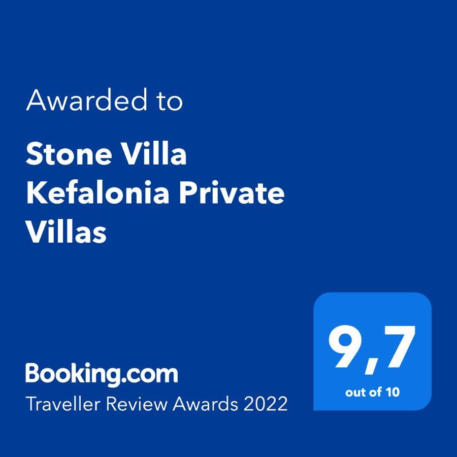 Stone Villa Kefaloniaprivatevillas Trapezaki  Exterior foto
